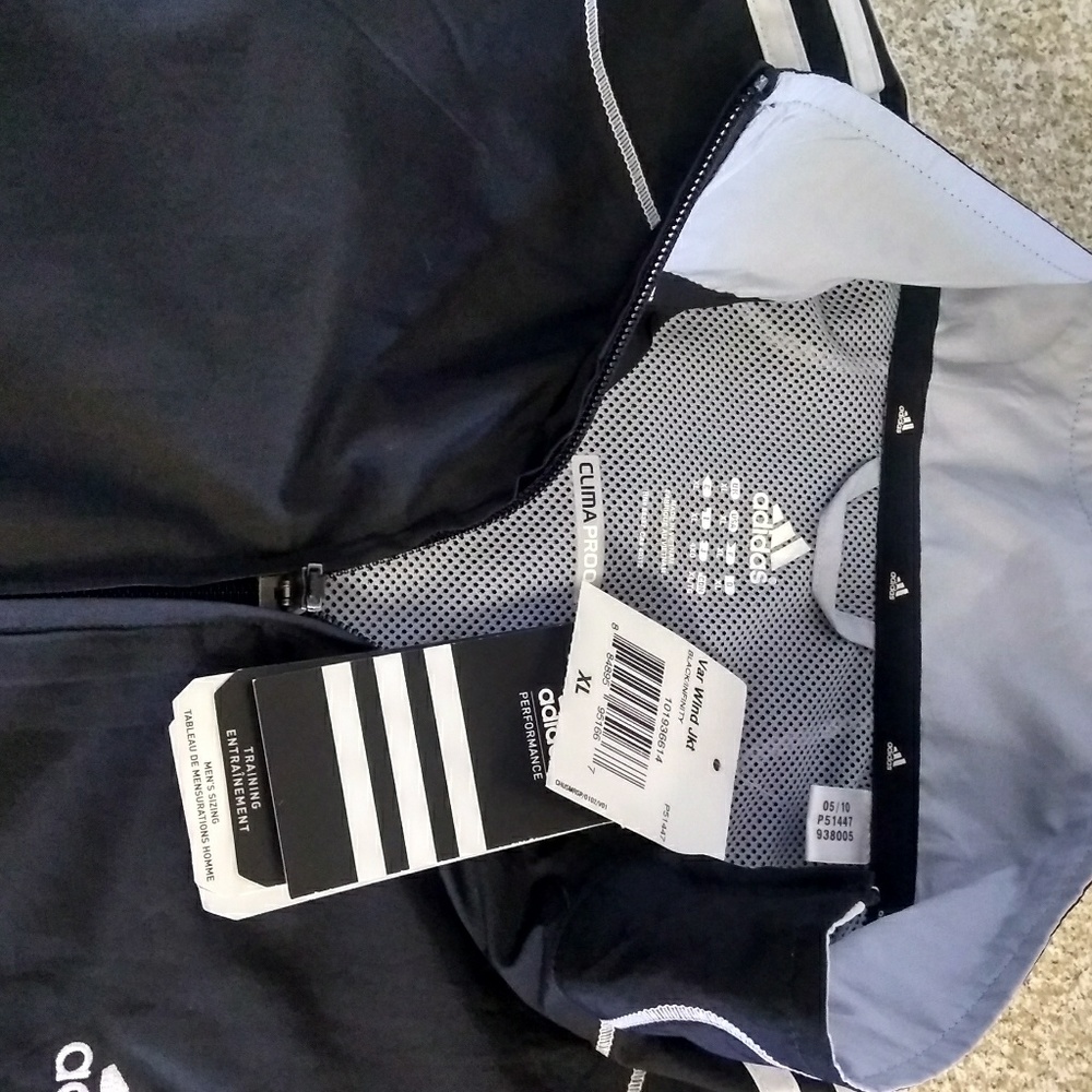 Adidas Tri Color Varsity Wind Jacket. - Picture 4 of 5